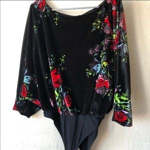 Free People Slouchy Bodysuit - Medium